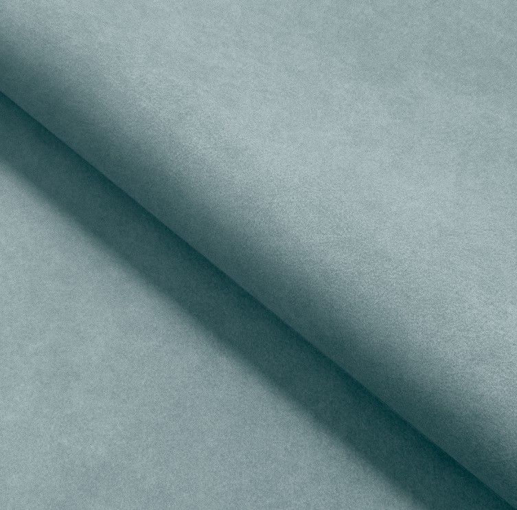 Jasno niebieska pufa 80cm z schowkiem i przeszyciami - obrazek 4